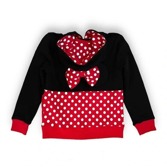 Disney Parks “I Am Minnie Mouse Collection” Zip-up hooded sweatshirt Medium NWOT - Picture 3 of 6